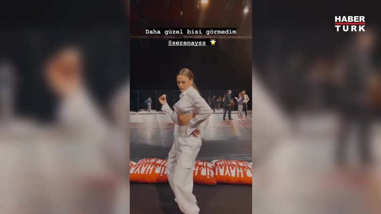 Enis Arıkan, Serenay Sarıkaya'nın dans videosunu paylaştı: Daha güzelini görmedim!