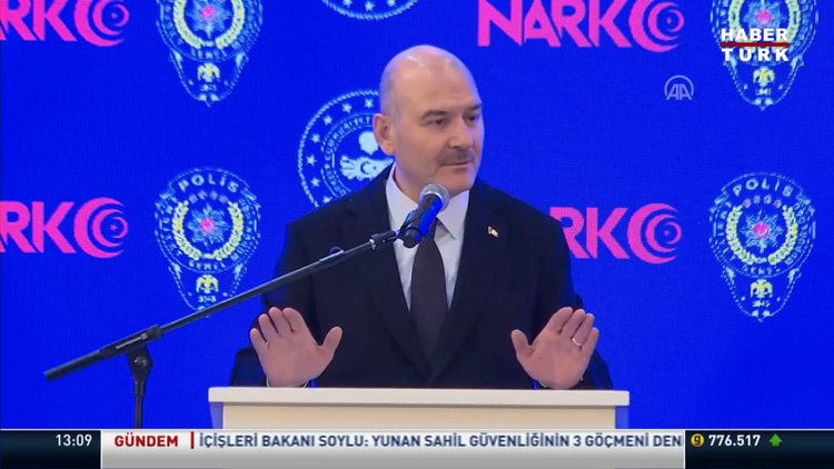 Bakan Soylu "Narkotik Suçlarla Mücadele Değerlendirme Toplantısı"nda konuştu