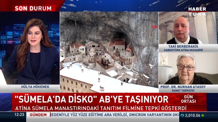 Sümela Manastırında disko tartışması
