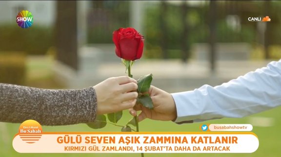 Kırmızı gül zamlandı, 14 Şubat'ta daha da artacak! 