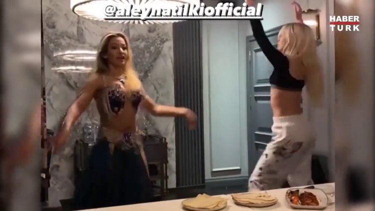 Aleyna Tilki'den 'oryantal' şov