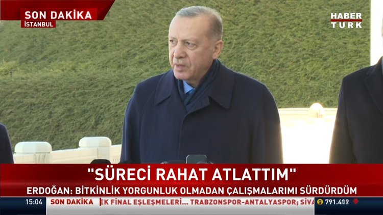 SON DAKİKA... Cumhurbaşkanı Erdoğan'dan açıklamalar: Çok çok rahat atlattım, aşının faydası oldu