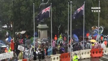Yeni Zelanda'da protestolara ilginç müdahale