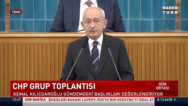 Kemal Kılıçdaroğlu partisinin grup toplantısında konuştu