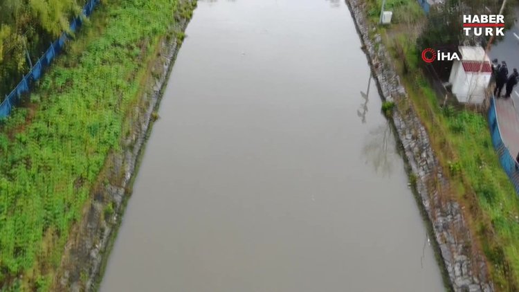 Çamura bulanan İstanbul Boğazı böyle görüntülendi