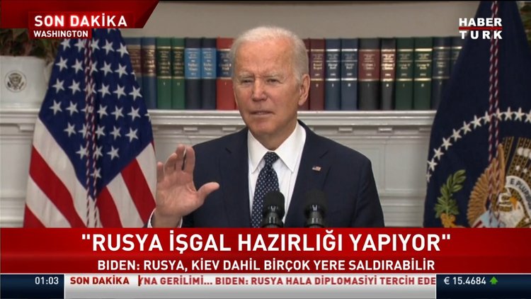 ABD Başkanı Joe Biden'dan Rusya Ukrayna krizi açıklaması