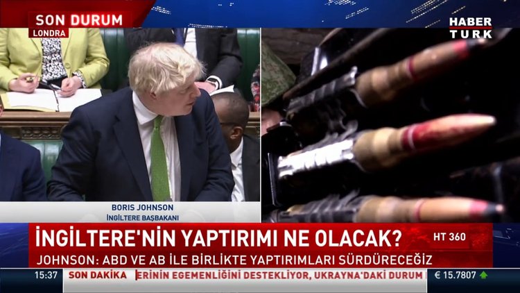 İngiltere Başbakanı Boris Johnson, 5 Rus bankasına yaptırım uygulayacaklarını açıkladı