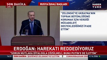 SON DAKİKA... Cumhurbaşkanı Erdoğan'dan açıklamalar: Harekatı reddediyoruz