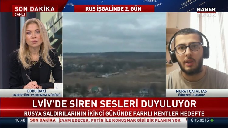 Tıp fakültesi ikinci sınıf öğrencisi Murat Çataltaş Harkov'dan son durumu anlattı