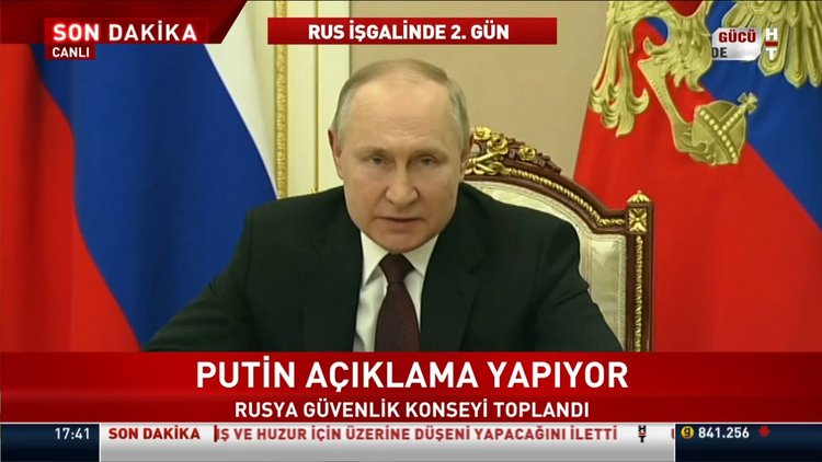Rusya Devlet Başkanı Putin'den açıklamalar