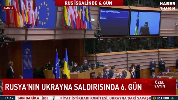 Zelenskiy'den Avrupa Parlamentosu'nda önemli açıklamalar