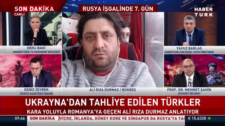 Ukrayna'dan tahliye edilen Türkler, Habertürk'e konuştu