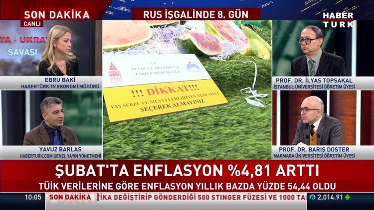 SON DAKİKA... Şubat ayında enfasyon %4,81 arttı!