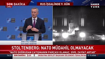SON DAKİKA... NATO Genel Sekreteri Stoltenberg: Bu savaş Putin'in savaşıdır