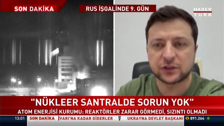 Zelenskiy'den Rusya'nın nükleer santrali vurmasına ilişkin: Bu bir terördür!