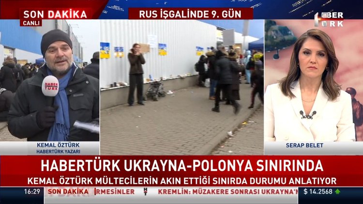 Habertürk ekibi mültecilerin akın ettiği sınırda!