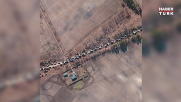 İşte Kiev'e ilerleyen Rus konvoyunun uydu görüntülerini çeken şirket