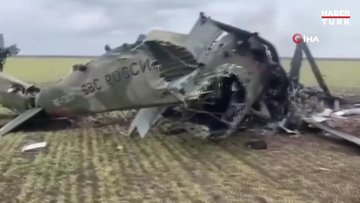 Ukrayna, Mıkolayiv’de Rusya’ya ait savaş helikopterini düşürdü