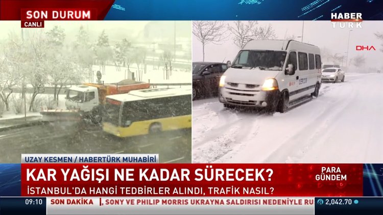 SON DAKİKA... İstanbul'da beklenen kar yağışı geldi! Aybar Kar Fırtınası ne kadar sürecek?