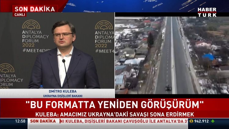 SON DAKİKA! Antalya'daki tarihi zirve sona erdi! Ukrayna Dışişleri Bakanı Kuleba: Lavrov'un bizden talepleri, teslimiyet listesi gibi