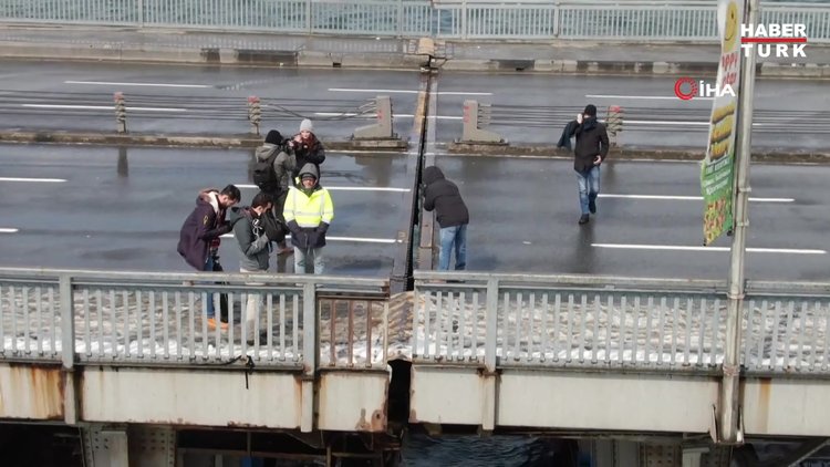 Unkapanı Köprüsü bağlantı noktasındaki ayrılma nedeniyle trafiğe kapatıldı