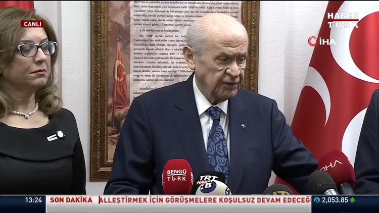 MHP lideri Bahçeli'den açıklamalar