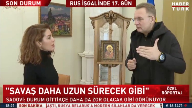 Lviv Belediye Başkanı, Nagehan Alçı'nın sorularını yanıtladı