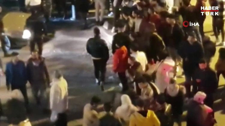 Galata'da hareketli dakikalar