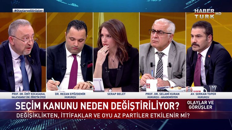 Olaylar ve Görüşler - 26 Mart 2022 (Seçim kanunu neden değiştiriliyor?)