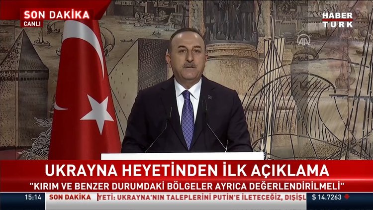 Bakan Çavuşoğlu'ndan Rusya-Ukrayna müzakereleri sonrası ilk açıklama