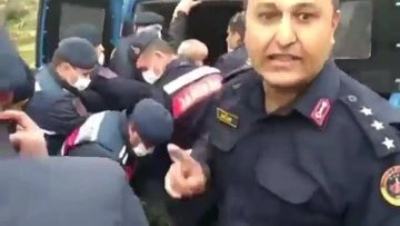İkizköy'deki gösterilerde gözaltı