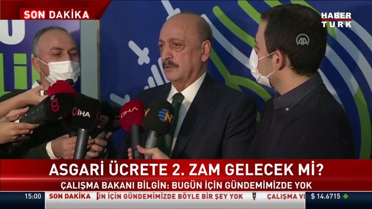Çalışma ve Sosyal Güvenlik Bakanı Bilgin'den flaş asgari ücret açıklaması!