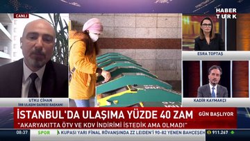 İstanbul'da ulaşıma yüzde 40 zam! İBB Ulaşım Dairesi Başkanı Utku Cihan, soruları yanıtladı