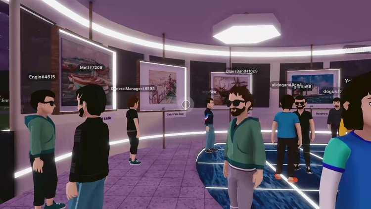 İş Sanat'ın Metaverse'teki sergisi devam ediyor