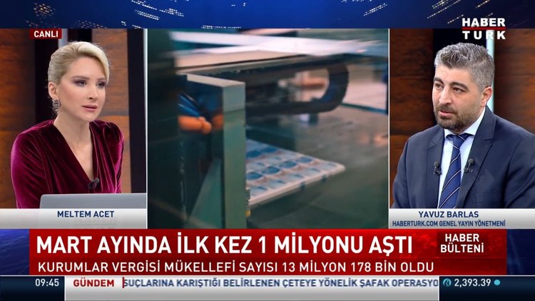 Kurumlar vergisi mükelleflerinin sayısı 1 milyonu geçti