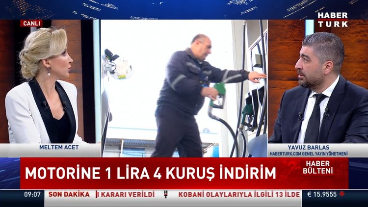 Motorinin litre fiyatına 1.04 lira indirim geldi
