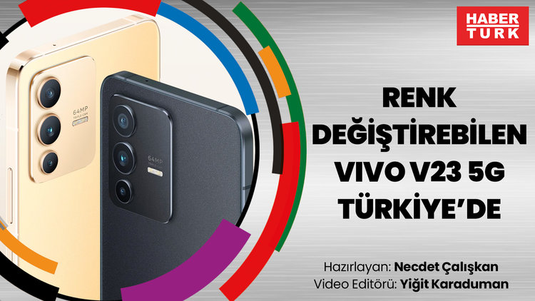 Renk değiştirebilen vivo V23 5G Türkiye'de