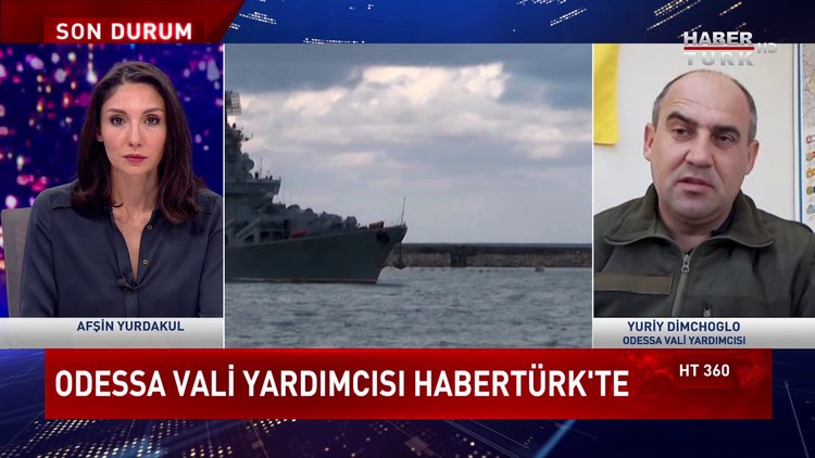 HT 360 - 15 Nisan 2022 (Odessa Vali Yardımcısı Yuriy Dimchoglo Habertürk'te)