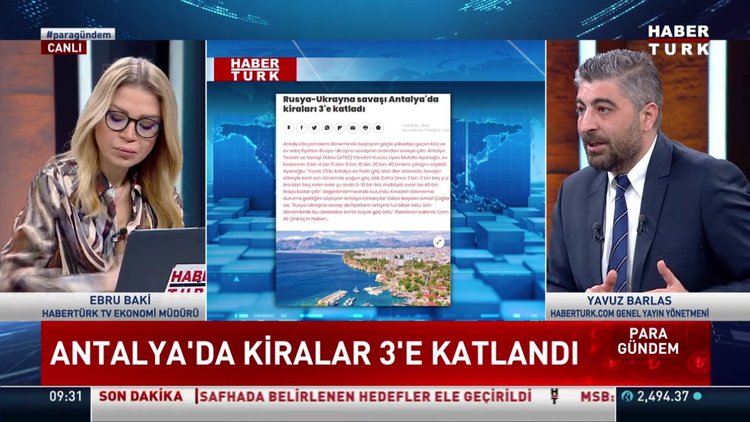 Rusya-Ukrayna savaşı Antalya'da kiraları 3'e katladı