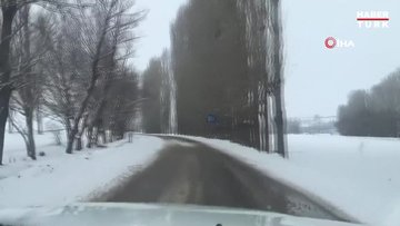 Bayburt'ta metrelerce karla mücadele