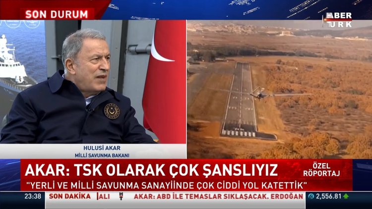 Bakan Akar'dan Habertürk'e açıklamalar