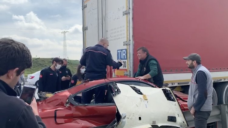 Başakşehir feci kaza!