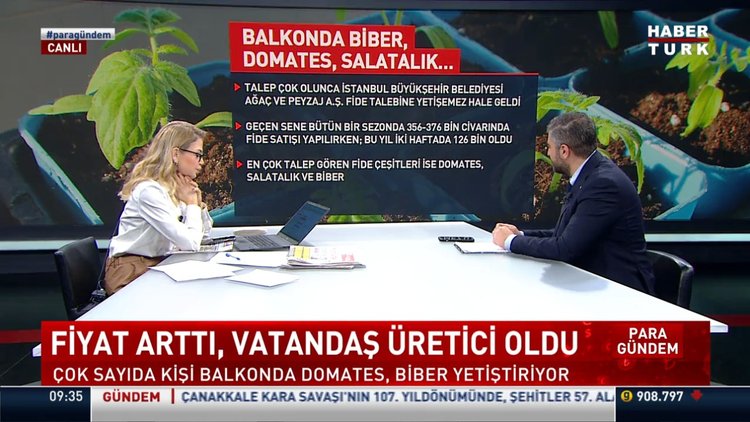 Meyve sebze fiyatları artınca vatandaş üretici oldu!