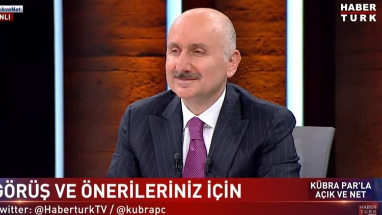Ulaştırma ve Altyapı Bakanı Adil Karaismailoğlu Habertürk TV'ye açıklamalar