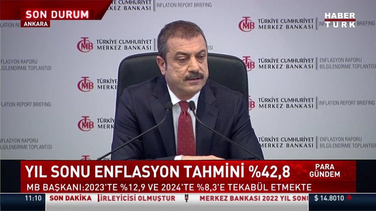 Son dakika! Enflasyon raporu açıklandı… Yeni yıl sonu enflasyon tahmini %42,8 oldu!
