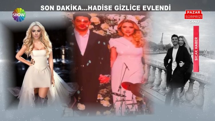 Hadise ile Mehmet Dinçerler evlendi!