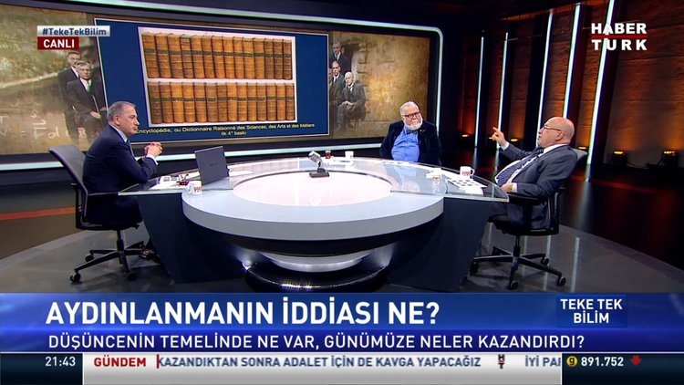 Teke Tek'te Fatih Altaylı'nın konuğu Prof. Celal Şengör ve Prof. Ahmet Arslan -1