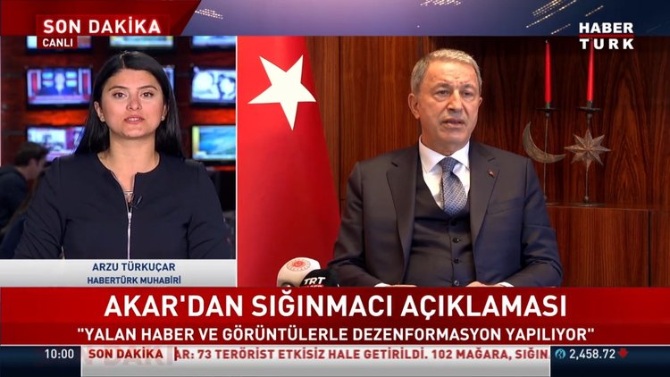 Bakan Akar'dan sığınmacı açıklaması