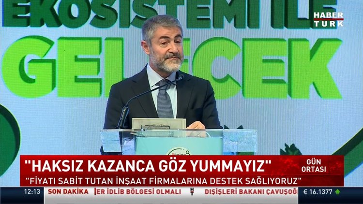 Nebati: İş insanlarının atacağı yapıcı adımlarla enflasyonu yeneceğiz