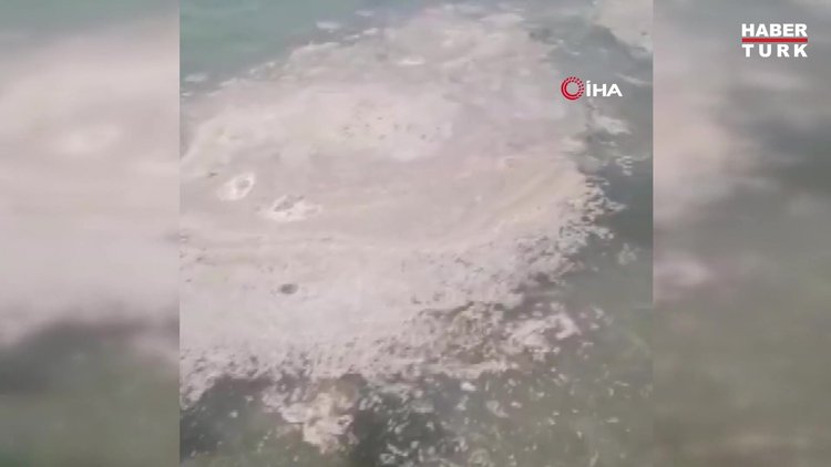 Büyükada açıklarında müsilaj benzeri kirlilik görüldü